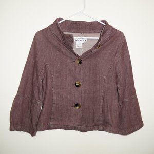 Mauve Denim Blazer